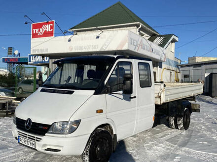 Белый Мерседес Sprinter, объемом двигателя 2.7 л и пробегом 330 тыс. км за 14999 $, фото 1 на Automoto.ua