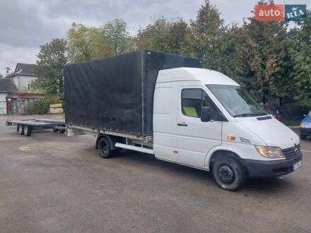 Белый Мерседес Sprinter, объемом двигателя 2.7 л и пробегом 451 тыс. км за 14500 $, фото 1 на Automoto.ua