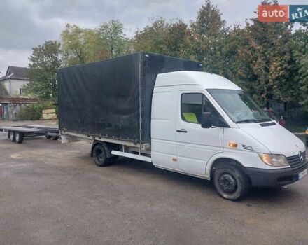 Белый Мерседес Sprinter, объемом двигателя 2.7 л и пробегом 451 тыс. км за 14500 $, фото 1 на Automoto.ua