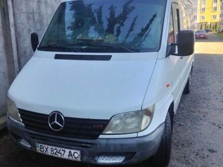 Белый Мерседес Sprinter, объемом двигателя 2.1 л и пробегом 38 тыс. км за 4800 $, фото 1 на Automoto.ua