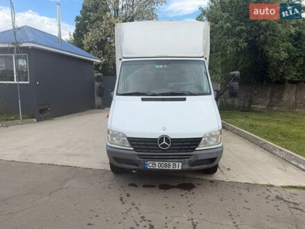 Білий Мерседес Sprinter, об'ємом двигуна 2.69 л та пробігом 206 тис. км за 18999 $, фото 1 на Automoto.ua