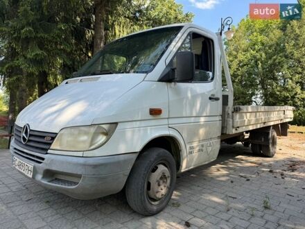Белый Мерседес Sprinter, объемом двигателя 2.15 л и пробегом 270 тыс. км за 10700 $, фото 1 на Automoto.ua