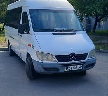 Белый Мерседес Sprinter, объемом двигателя 2.2 л и пробегом 100 тыс. км за 7000 $, фото 1 на Automoto.ua