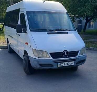 Белый Мерседес Sprinter, объемом двигателя 2.2 л и пробегом 100 тыс. км за 7000 $, фото 1 на Automoto.ua