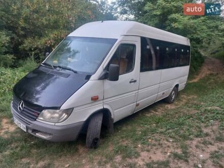 Белый Мерседес Sprinter, объемом двигателя 2.7 л и пробегом 80 тыс. км за 7100 $, фото 1 на Automoto.ua