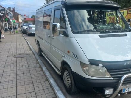 Белый Мерседес Sprinter, объемом двигателя 2.7 л и пробегом 487 тыс. км за 10200 $, фото 1 на Automoto.ua