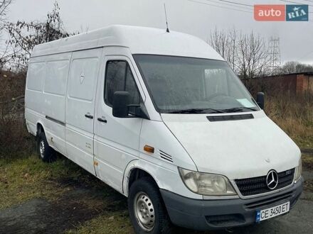 Белый Мерседес Sprinter, объемом двигателя 2.15 л и пробегом 800 тыс. км за 6000 $, фото 1 на Automoto.ua