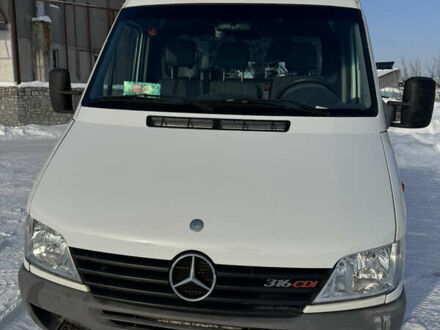 Белый Мерседес Sprinter, объемом двигателя 2.7 л и пробегом 488 тыс. км за 9999 $, фото 1 на Automoto.ua