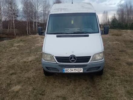 Білий Мерседес Sprinter, об'ємом двигуна 2.2 л та пробігом 338 тис. км за 6000 $, фото 1 на Automoto.ua