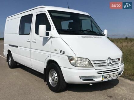 Белый Мерседес Sprinter, объемом двигателя 2.7 л и пробегом 148 тыс. км за 14500 $, фото 1 на Automoto.ua