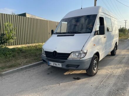 Мерседес Sprinter 2002 в Петропавлівська Борщагівка на Automoto.ua Белый Мерседес Sprinter, объемом двигателя 2.1 л и пробегом 417 тыс. км за 6300 $, фото 1 на Automoto.ua