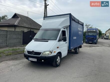 Белый Мерседес Sprinter, объемом двигателя 2.69 л и пробегом 725 тыс. км за 11000 $, фото 1 на Automoto.ua