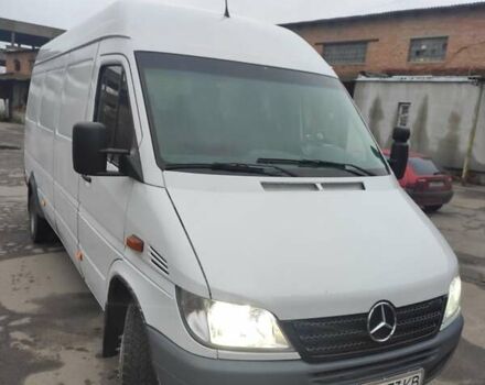 Белый Мерседес Sprinter, объемом двигателя 2.15 л и пробегом 543 тыс. км за 12000 $, фото 1 на Automoto.ua