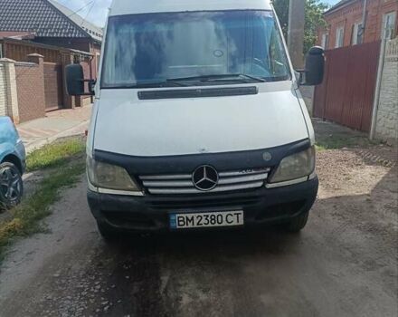Белый Мерседес Sprinter, объемом двигателя 2.69 л и пробегом 100 тыс. км за 8000 $, фото 1 на Automoto.ua