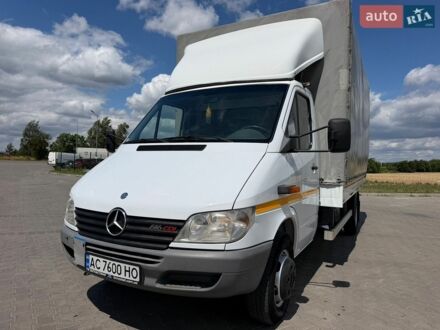 Белый Мерседес Sprinter, объемом двигателя 2.7 л и пробегом 316 тыс. км за 16500 $, фото 1 на Automoto.ua