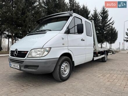 Белый Мерседес Sprinter, объемом двигателя 2.7 л и пробегом 460 тыс. км за 14600 $, фото 1 на Automoto.ua