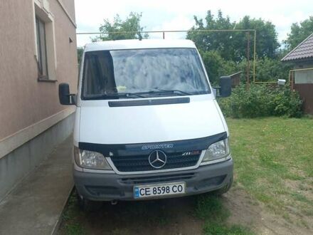 Мерседес Sprinter 2003 у Хотине на Automoto.ua Білий Мерседес Sprinter, об'ємом двигуна 2.1 л та пробігом 368 тис. км за 6950 $, фото 1 на Automoto.ua