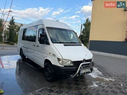 Белый Мерседес Sprinter, объемом двигателя 2.69 л и пробегом 430 тыс. км за 7000 $, фото 1 на Automoto.ua
