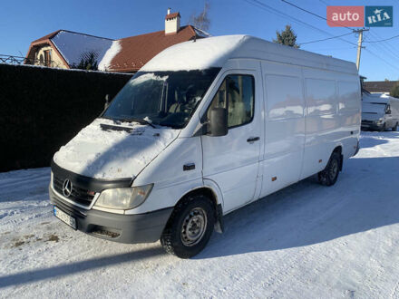 Білий Мерседес Sprinter, об'ємом двигуна 2.15 л та пробігом 189 тис. км за 6750 $, фото 1 на Automoto.ua