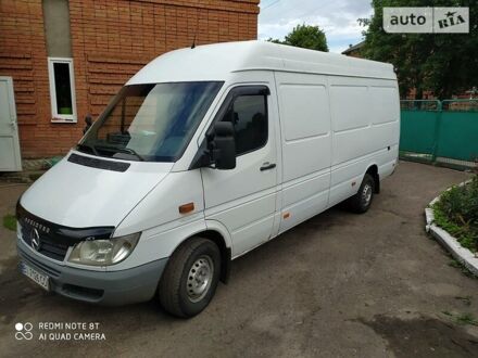 Белый Мерседес Sprinter, объемом двигателя 2.1 л и пробегом 600 тыс. км за 5500 $, фото 1 на Automoto.ua
