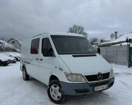 Белый Мерседес Sprinter, объемом двигателя 2.7 л и пробегом 277 тыс. км за 6000 $, фото 1 на Automoto.ua