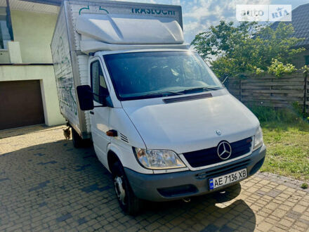 Мерседес Sprinter 2003 в Днепре (Днепропетровске) на Automoto.ua Белый Мерседес Sprinter, объемом двигателя 2.69 л и пробегом 420 тыс. км за 11000 $, фото 1 на Automoto.ua