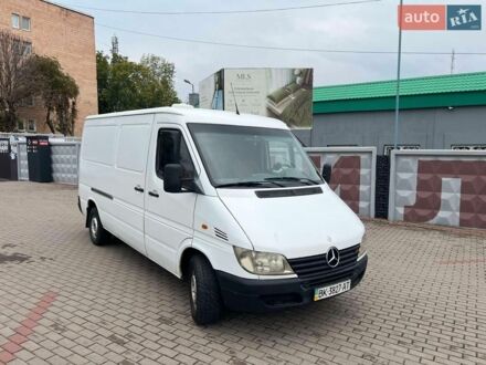 Белый Мерседес Sprinter, объемом двигателя 2.2 л и пробегом 640 тыс. км за 6500 $, фото 1 на Automoto.ua