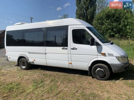 Білий Мерседес Sprinter, об'ємом двигуна 2.7 л та пробігом 220 тис. км за 17000 $, фото 1 на Automoto.ua