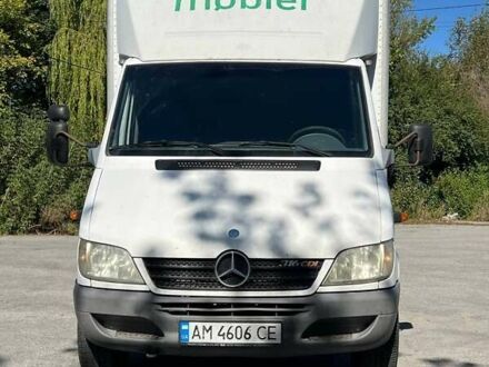 Білий Мерседес Sprinter, об'ємом двигуна 2.7 л та пробігом 391 тис. км за 9500 $, фото 1 на Automoto.ua