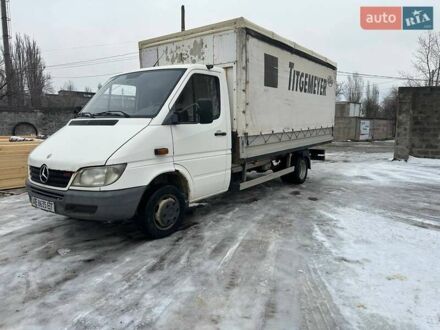 Белый Мерседес Sprinter, объемом двигателя 2.15 л и пробегом 100 тыс. км за 10500 $, фото 1 на Automoto.ua