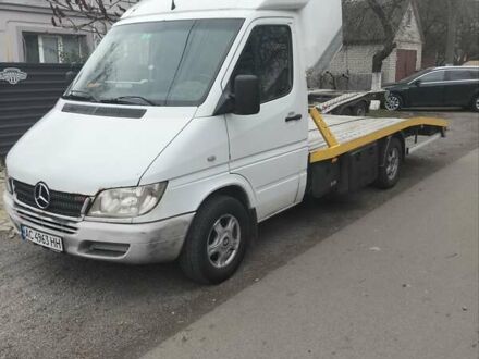 Белый Мерседес Sprinter, объемом двигателя 2.15 л и пробегом 540 тыс. км за 9500 $, фото 1 на Automoto.ua