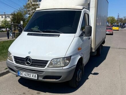 Белый Мерседес Sprinter, объемом двигателя 2.15 л и пробегом 874 тыс. км за 14000 $, фото 1 на Automoto.ua