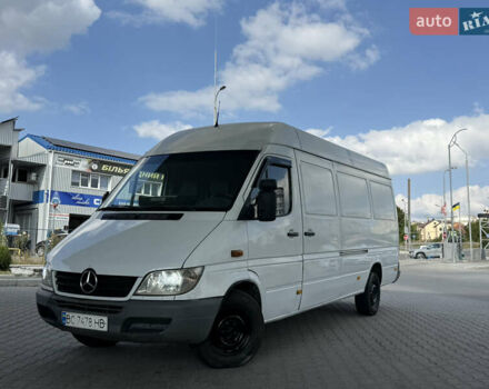Белый Мерседес Sprinter, объемом двигателя 2.15 л и пробегом 480 тыс. км за 7600 $, фото 1 на Automoto.ua