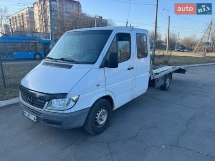 Белый Мерседес Sprinter, объемом двигателя 2.69 л и пробегом 592 тыс. км за 12200 $, фото 1 на Automoto.ua