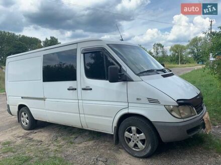 Белый Мерседес Sprinter, объемом двигателя 2.2 л и пробегом 587 тыс. км за 8650 $, фото 1 на Automoto.ua