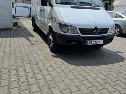 Белый Мерседес Sprinter, объемом двигателя 2.2 л и пробегом 396 тыс. км за 13500 $, фото 1 на Automoto.ua