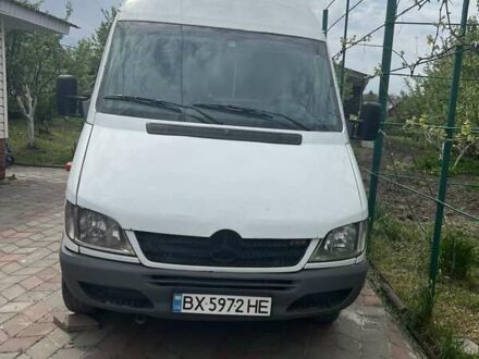 Мерседес Sprinter 2004 в Хмельницком на Automoto.ua Белый Мерседес Sprinter, объемом двигателя 2.2 л и пробегом 400 тыс. км за 11000 $, фото 1 на Automoto.ua