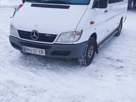 Белый Мерседес Sprinter, объемом двигателя 2.15 л и пробегом 389 тыс. км за 14200 $, фото 1 на Automoto.ua