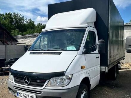 Белый Мерседес Sprinter, объемом двигателя 2.7 л и пробегом 250 тыс. км за 14500 $, фото 1 на Automoto.ua