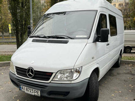 Белый Мерседес Sprinter, объемом двигателя 2.1 л и пробегом 356 тыс. км за 9500 $, фото 1 на Automoto.ua