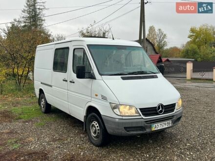 Белый Мерседес Sprinter, объемом двигателя 2.2 л и пробегом 712 тыс. км за 7500 $, фото 1 на Automoto.ua
