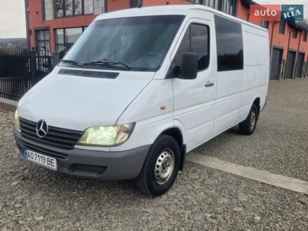 Белый Мерседес Sprinter, объемом двигателя 2.15 л и пробегом 307 тыс. км за 6200 $, фото 1 на Automoto.ua
