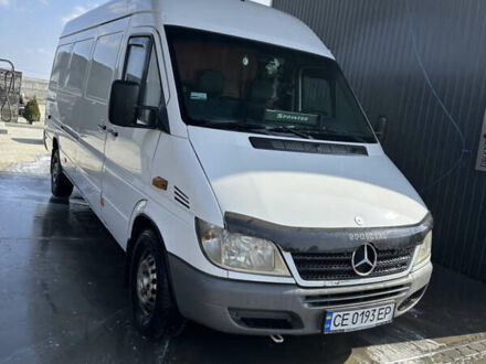 Мерседес Sprinter 2005 в Хотине на Automoto.ua Белый Мерседес Sprinter, объемом двигателя 2.1 л и пробегом 600 тыс. км за 10000 $, фото 1 на Automoto.ua