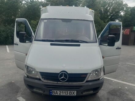 Белый Мерседес Sprinter, объемом двигателя 2.1 л и пробегом 674 тыс. км за 14057 $, фото 1 на Automoto.ua