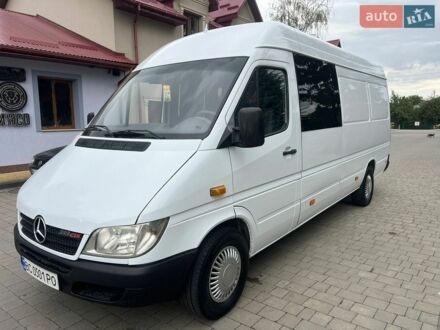 Білий Мерседес Sprinter, об'ємом двигуна 2.2 л та пробігом 860 тис. км за 6700 $, фото 1 на Automoto.ua