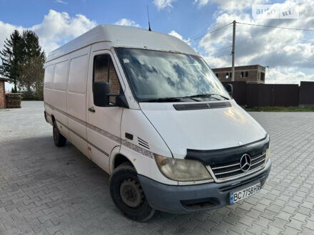 Белый Мерседес Sprinter, объемом двигателя 2.15 л и пробегом 357 тыс. км за 4500 $, фото 1 на Automoto.ua