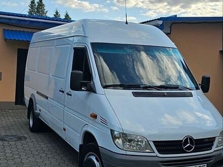 Білий Мерседес Sprinter, об'ємом двигуна 2.7 л та пробігом 358 тис. км за 18500 $, фото 1 на Automoto.ua