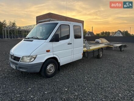 Белый Мерседес Sprinter, объемом двигателя 2.69 л и пробегом 391 тыс. км за 14600 $, фото 1 на Automoto.ua