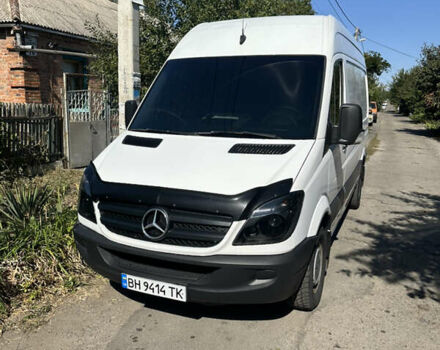 Белый Мерседес Sprinter, объемом двигателя 2.15 л и пробегом 415 тыс. км за 13000 $, фото 1 на Automoto.ua