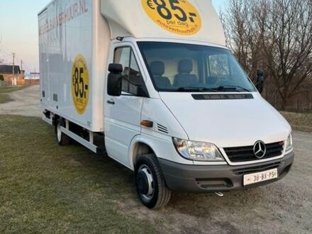 Белый Мерседес Sprinter, объемом двигателя 2.7 л и пробегом 314 тыс. км за 21800 $, фото 1 на Automoto.ua